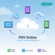PDV Online: Nuvem, Múltiplos Dispositivos, NFC-e Integrada E Importação Automática