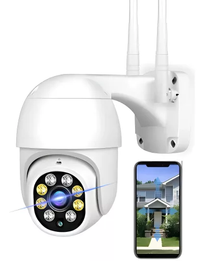 Câmera Ip Externa Câmera Wifi Câmera De Segurança Externa Branco — Mercado Livre