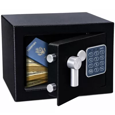 Cofre Eletrônico Digital Senha Ou Chave 23x17x17 Cor Preto Cofre Eletrônico Digital De Segurança Senha Ou Chave — Mercado Livre