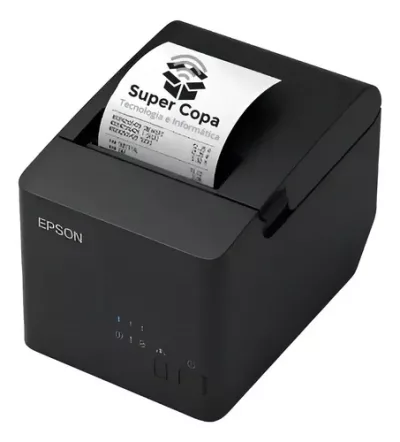 Impressora Epson Tm-t20x Usb E Serial Preto 127/220v
