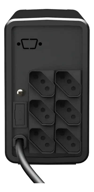 Nobreak Nhs Mini 4 600va 300w Interactive B 1x7ah 6t E120/220 S120 Preto — foto 1
