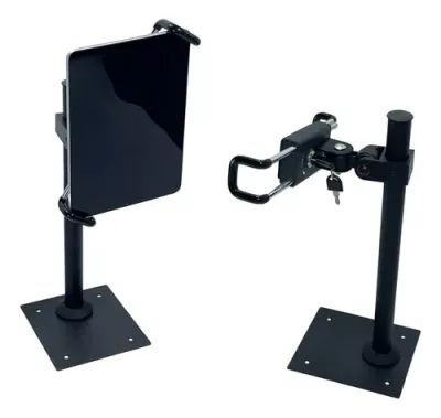 Suporte de mesa com trava antifurto para tablet — Mercado Livre