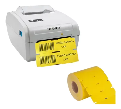 Impressora De Gondola Etiqueta Bluetooth Usb Tt331 + 1 Rolo