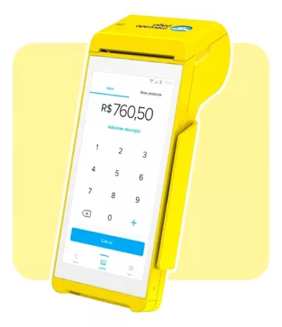 Maquininha Mercado Pago Point Smart 2 (4G, Wi-Fi e NFC) — 127/220V